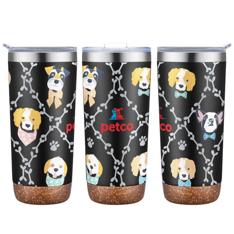 Custom 22 oz. Tumbler with Cork Bottom - 1