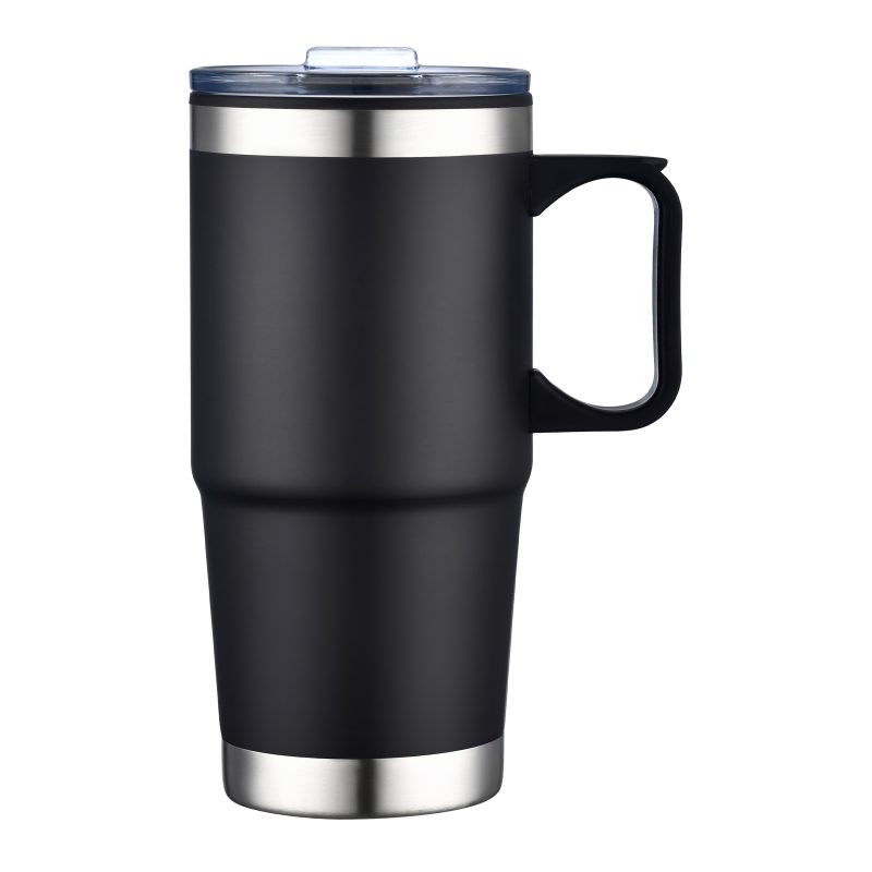 Custom 24 oz. Affordable Stainless Steel Mug with PP Liner and Handle - 1