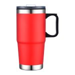 Custom 24 oz. Affordable Stainless Steel Mug with PP Liner and Handle - 3