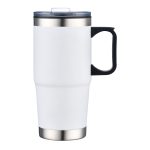Custom 24 oz. Affordable Stainless Steel Mug with PP Liner and Handle - 4