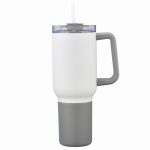 Custom 3-in-1 Stainless Steel 20 oz Tumbler and Cooler with Handle - 9
