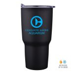 Custom 30 Oz. Economy Tapered Stainless Steel Tumbler w/Plastic PP Liner - 1