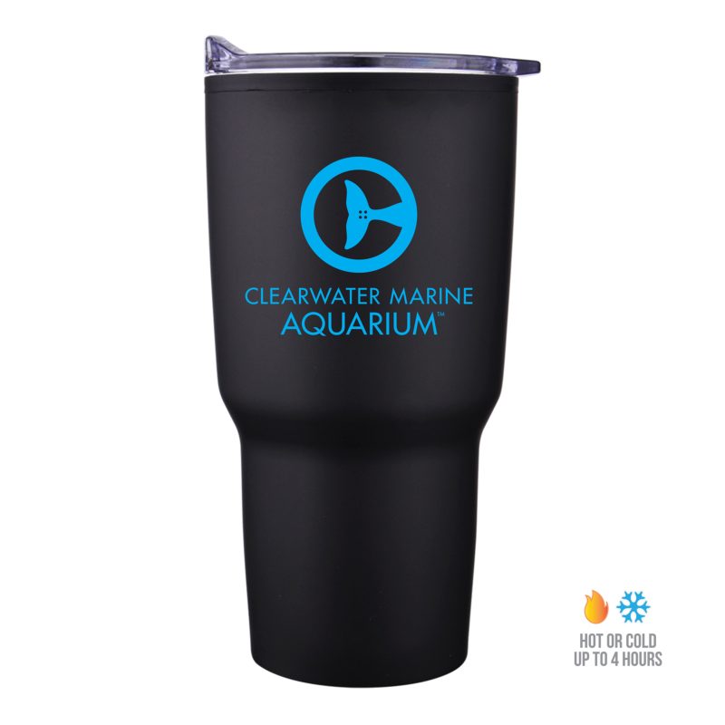Custom 30 Oz. Economy Tapered Stainless Steel Tumbler w/Plastic PP Liner - 1