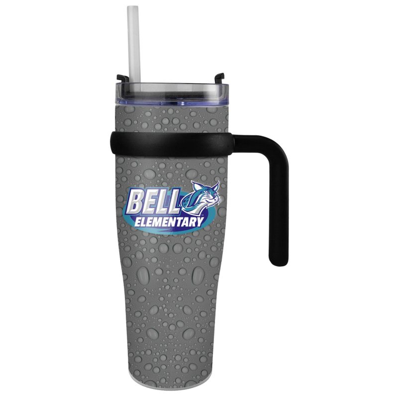 Custom 30 Oz. Recycled Raindrop Tumbler - 8
