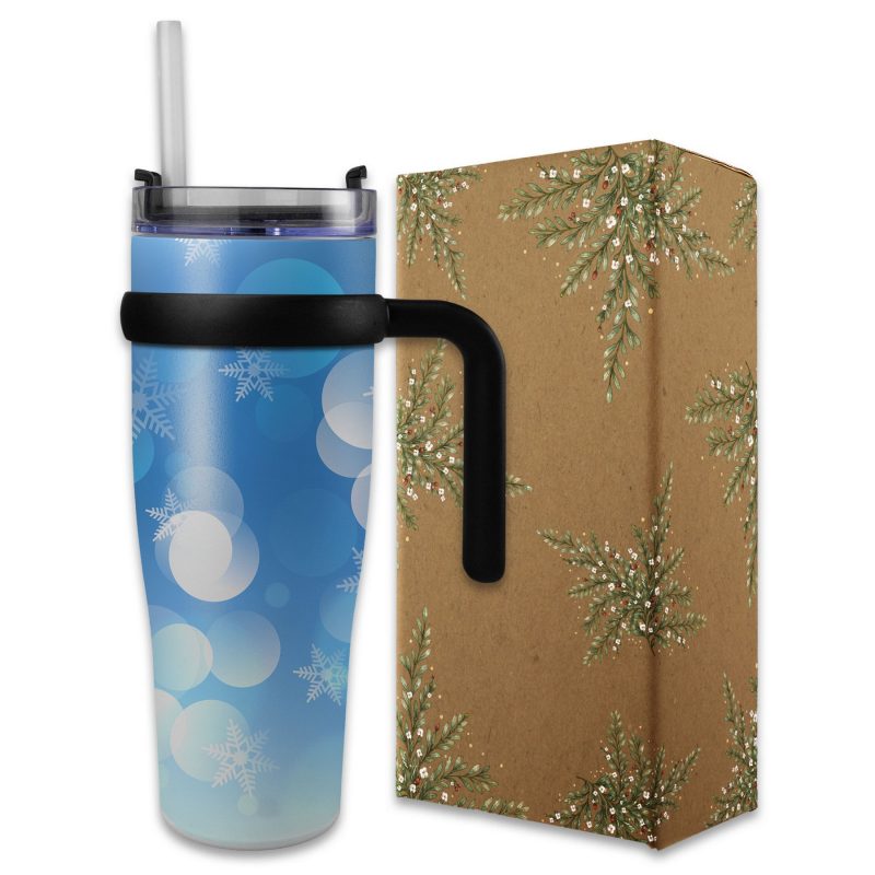 Custom 30 Oz. Recycled Tumbler Gift Set - 1