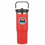 Custom 30 oz Double Wall Tumbler with Carrier