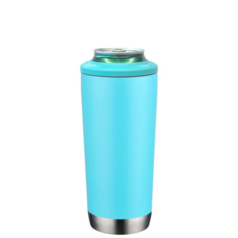 Custom 5" 1 Insulated Stainless Steel Can or Bottle Cooler - 9