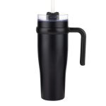 Custom Aralia Tumbler w/Handle & Straw Lid - 30oz - 1