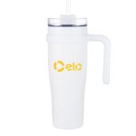 Custom Aralia Tumbler w/Handle & Straw Lid - 30oz - 3