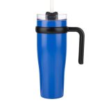 Custom Aralia Tumbler w/Handle & Straw Lid - 30oz - 8