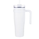 Custom Aralia Tumbler w/Handle & Straw Lid - 30oz - 9