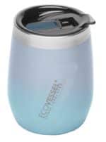 Custom EcoVessel 10 oz Wine Tumbler with Sliding Lid