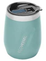 Custom EcoVessel 10 oz Wine Tumbler with Sliding Lid - 4
