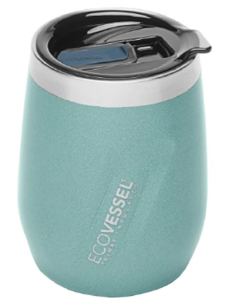 Custom EcoVessel 10 oz Wine Tumbler with Sliding Lid - 4