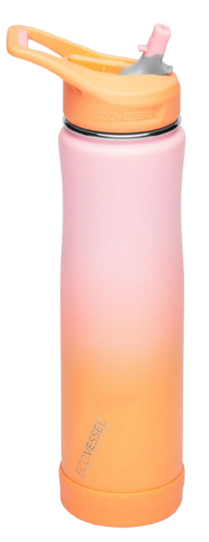 Custom EcoVessel 24 oz Bottle with Straw Top - 5