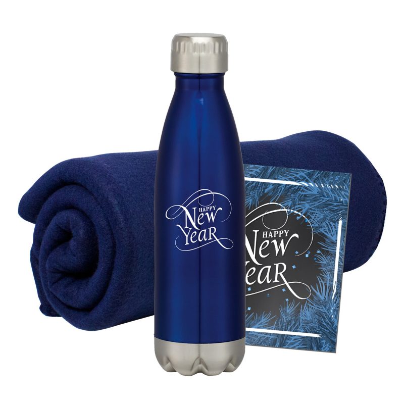 Custom Fleece Blanket & Tumbler Combo Set