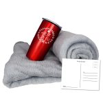 Custom Fleece Blanket & Tumbler Combo Set
