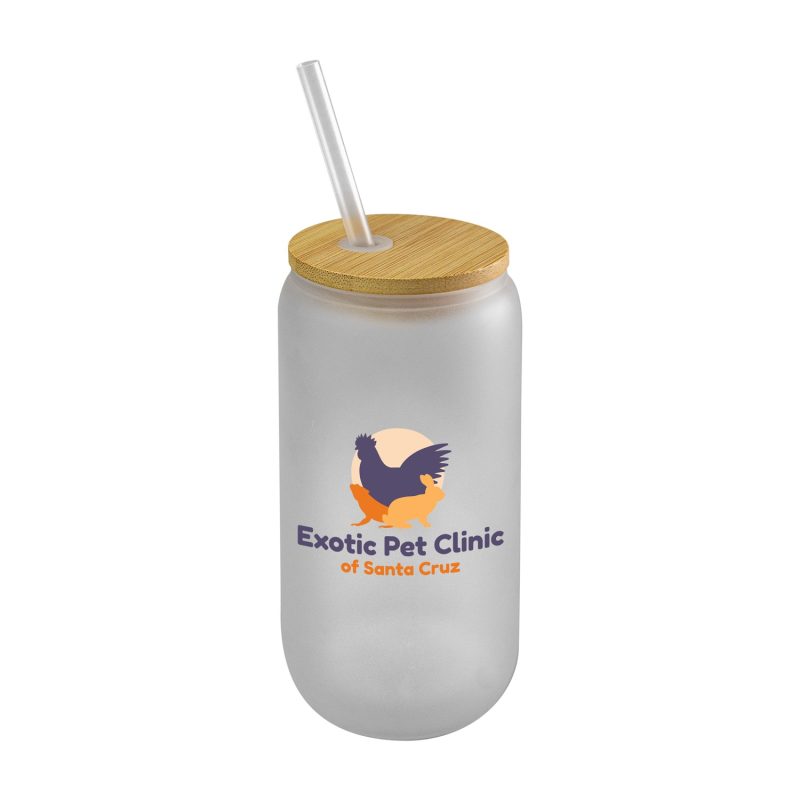 Custom Frosted Tumbler Gift Set - 2