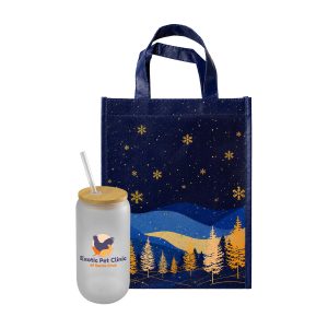 Custom Frosted Tumbler Gift Set