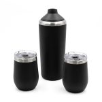 Custom Glacier Stainless Steel Wine Chiller And Tumbler Set - 1