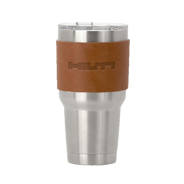Custom Huntsman Leather Tumbler Sleeve - 7