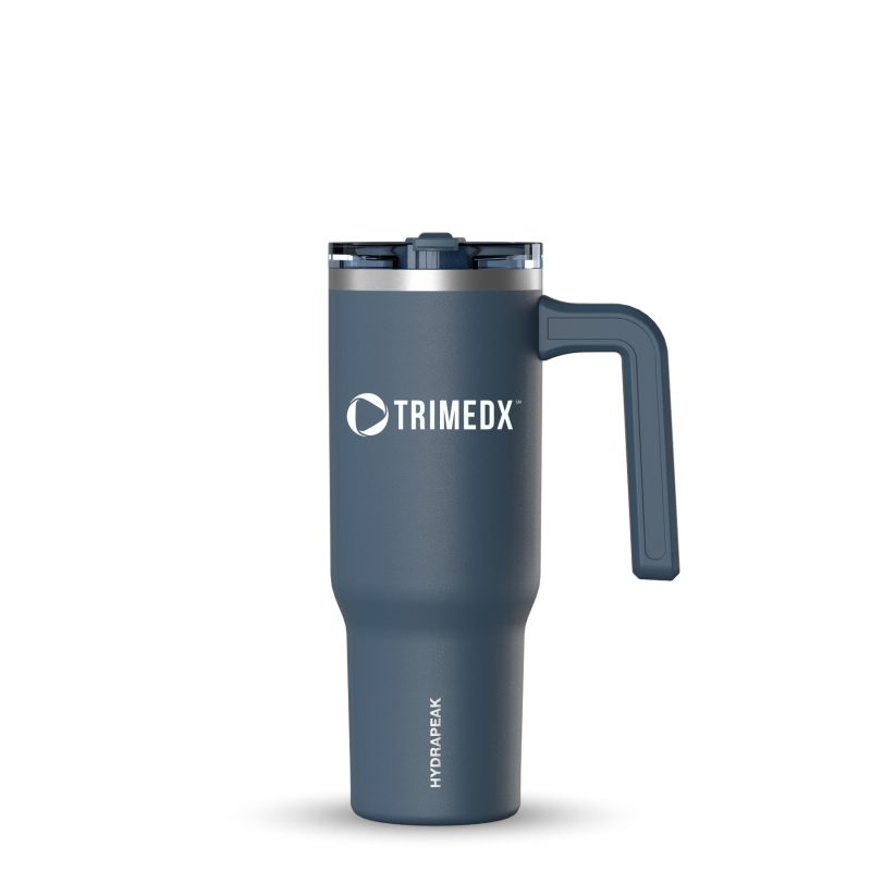 Custom HydraPeak 32 oz Tumbler with Handle and Straw Lid