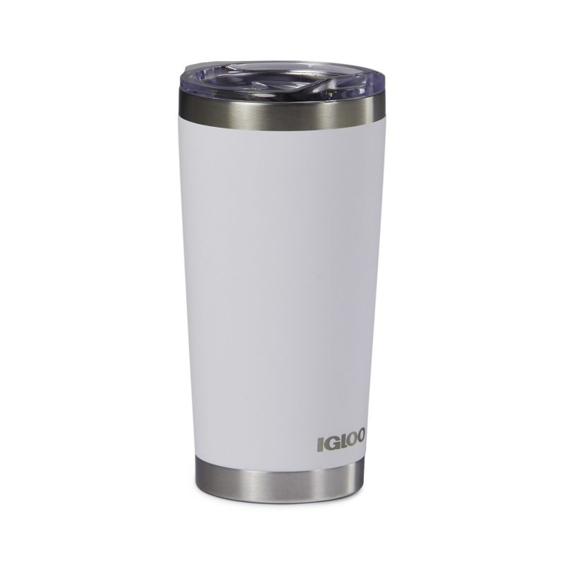 Custom Igloo Recycled Stainless Steel Tumbler - 20 Oz. - White - 3