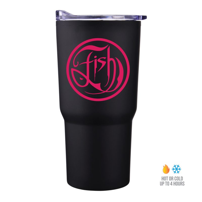 Custom Retro Lunchbox + 20 Oz. Economy Stainless Steel Tumbler In Vacuum Insert - 9
