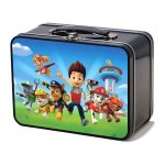 Custom Retro Lunchbox + Contoured 20 Oz. Wood Tone Stainless Steel Tumbler In Vacuum Insert - 2