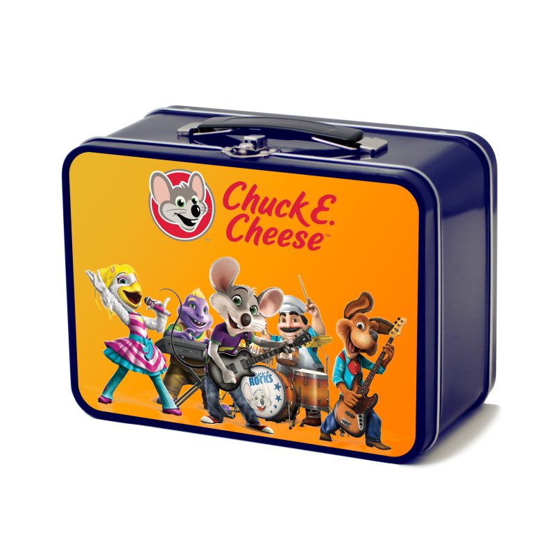 Custom Retro Lunchbox + Contoured 20 Oz. Wood Tone Stainless Steel Tumbler In Vacuum Insert - 4