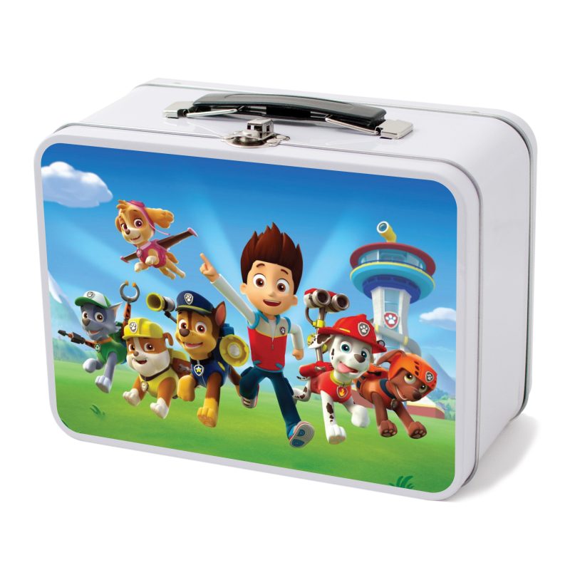 Custom Retro Lunchbox + Contoured 20 Oz. Wood Tone Stainless Steel Tumbler In Vacuum Insert - 8