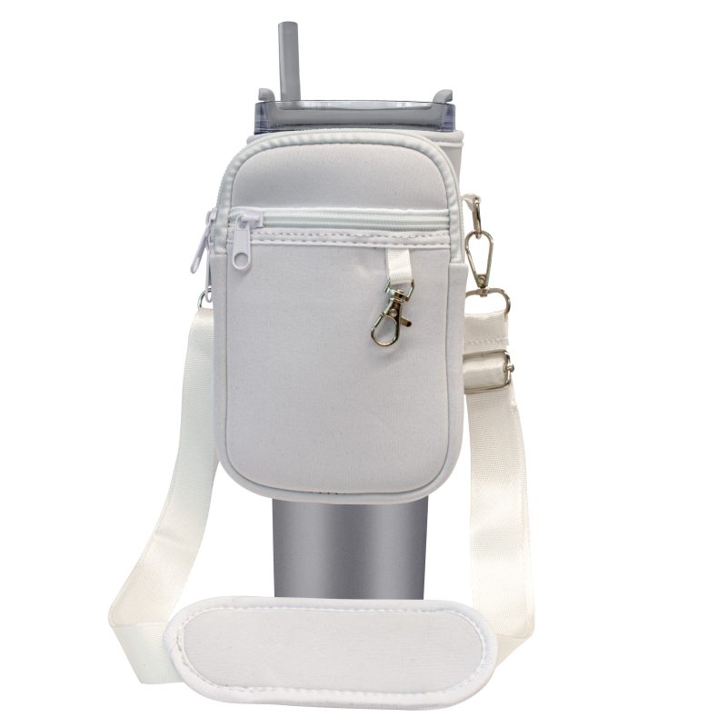 Custom Water Bottle Pouch With Strap - 2