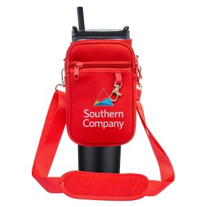 Custom Water Bottle Pouch With Strap