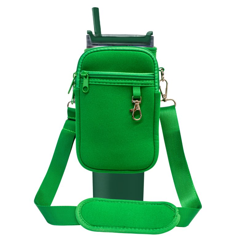 Custom Water Bottle Pouch With Strap - 5
