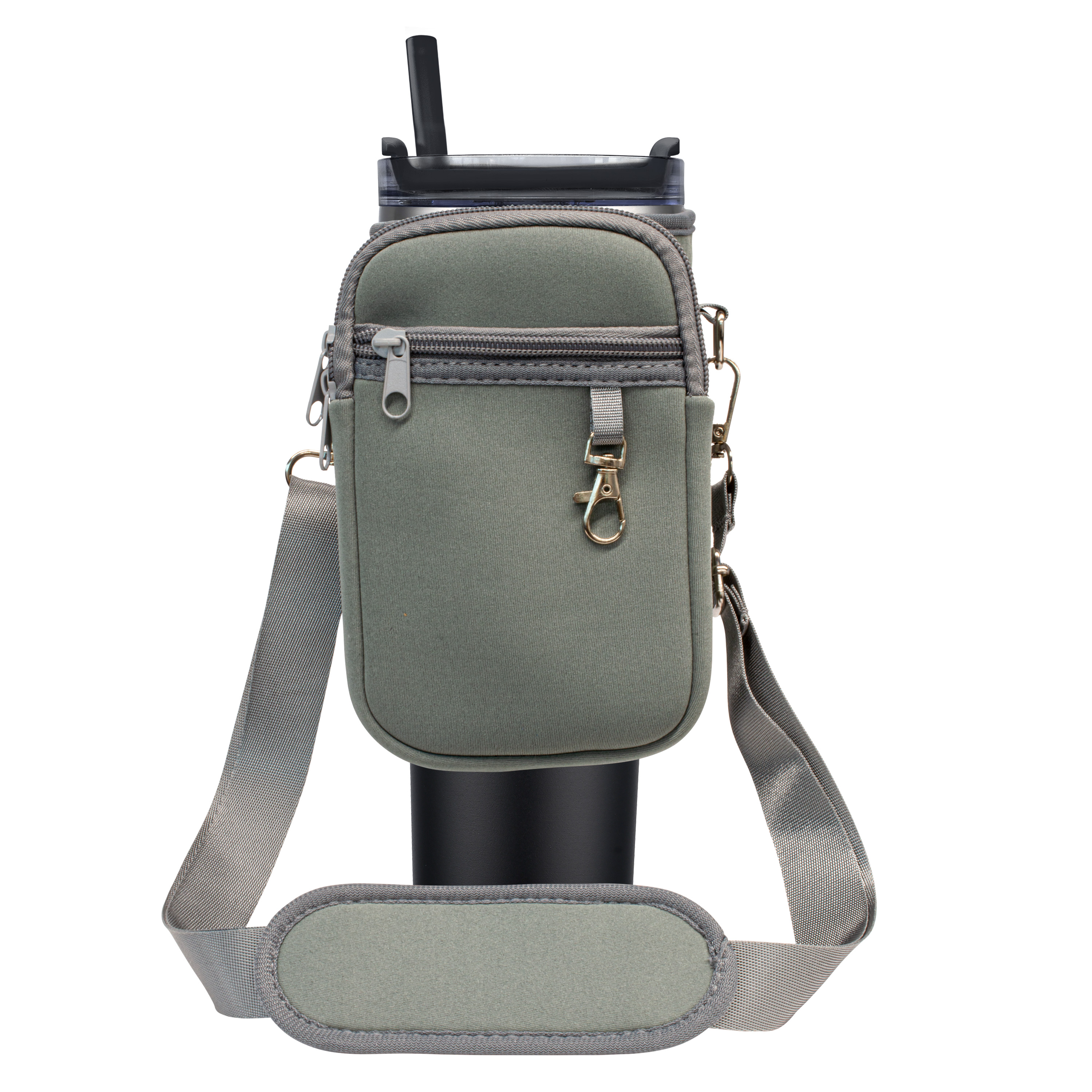 Custom Water Bottle Pouch With Strap - 7