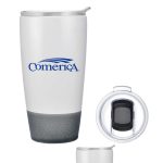 Custom 12oz. Tapered Double-Wall Ceramic Tumbler with Crackle Base