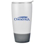 Custom 12oz. Tapered Double-Wall Ceramic Tumbler with Crackle Base - 3