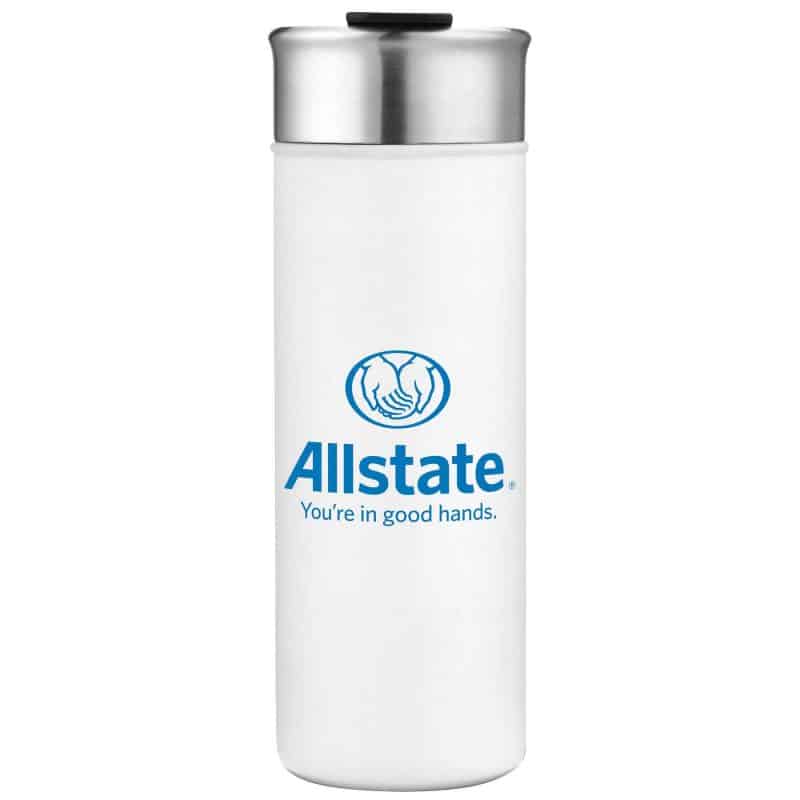 Custom 18oz. Double-Wall Insulated Stainless Steel Tumbler with Flip Lid - 3