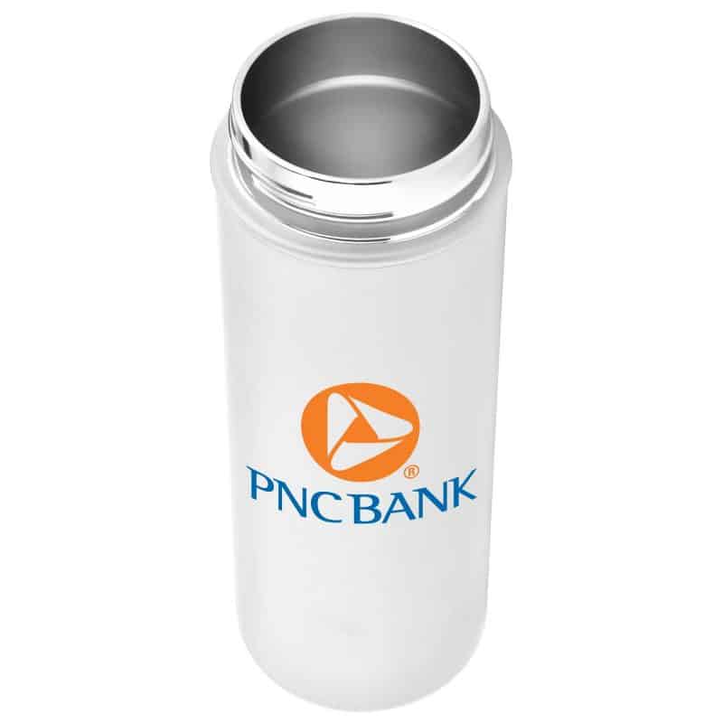 Custom 18oz. Double-Wall Insulated Stainless Steel Tumbler with Flip Lid - 4