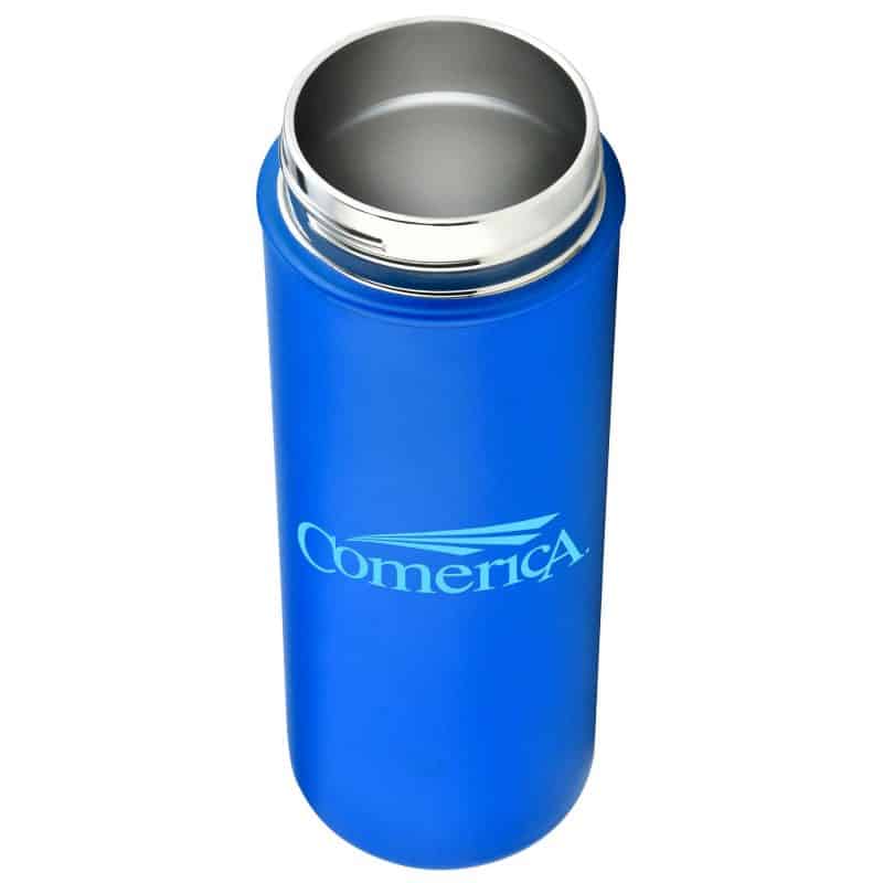 Custom 18oz. Double-Wall Insulated Stainless Steel Tumbler with Flip Lid - 8