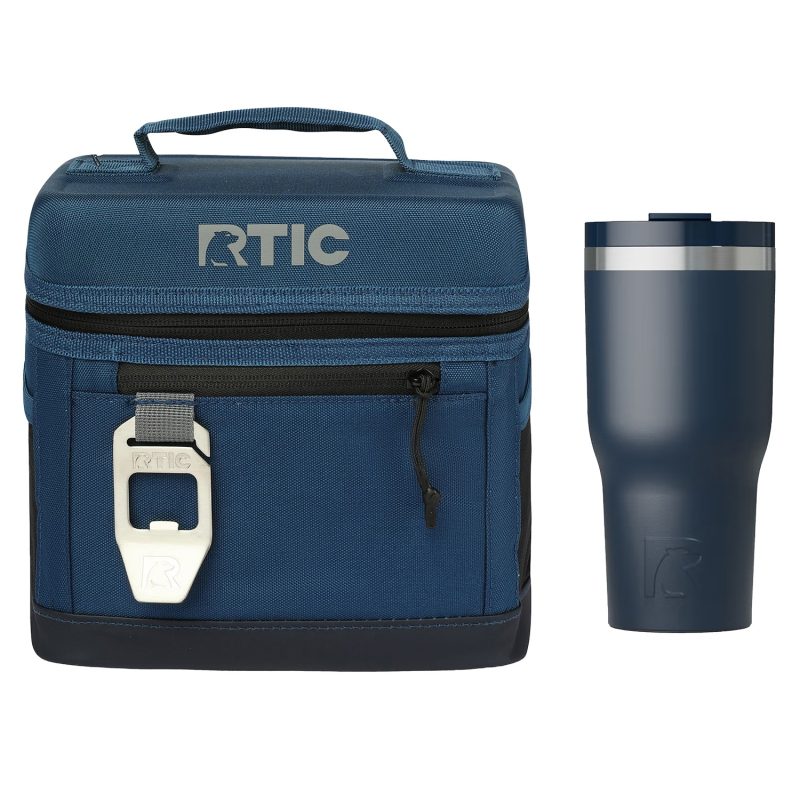 Custom 6-Can RTIC® Cooler Bag & 20 Oz. Insulated Tumbler Gift Set - 2