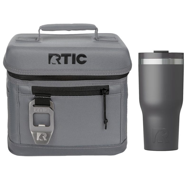 Custom 6-Can RTIC® Cooler Bag & 20 Oz. Insulated Tumbler Gift Set - 3