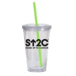 Custom Double Wall 16 Oz Tumbler - Clear - 4