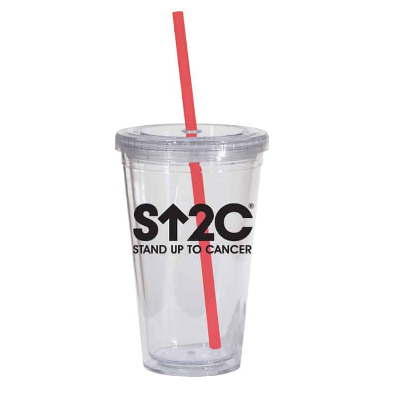 Custom Double Wall 16 Oz Tumbler - Clear - 8