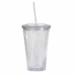 Custom Double Wall 16 Oz Tumbler - Clear - 9