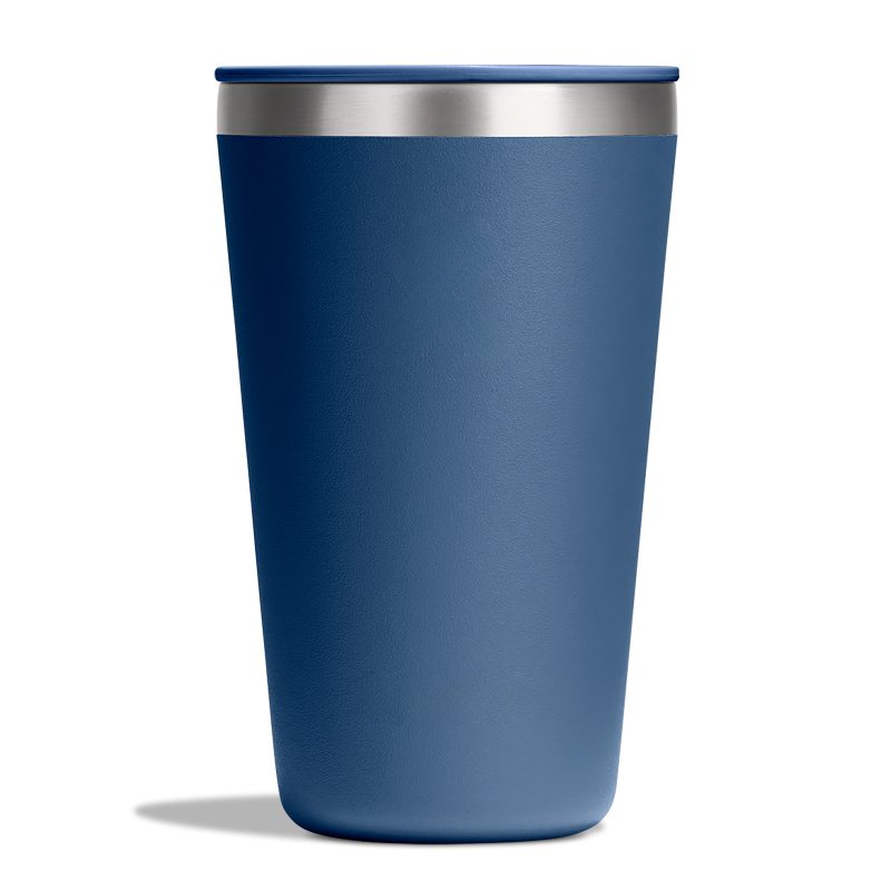 Custom Hydro Flask All Around Tumbler Press-In Lid 16 Oz. - Harbor Blue - 1