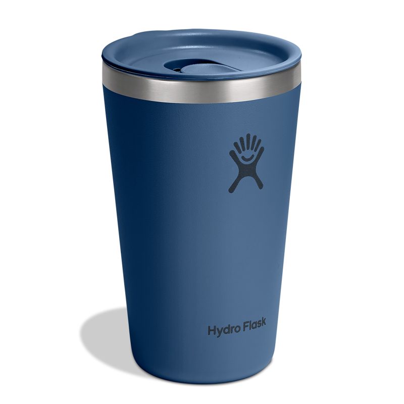 Custom Hydro Flask All Around Tumbler Press-In Lid 16 Oz. - Harbor Blue - 2