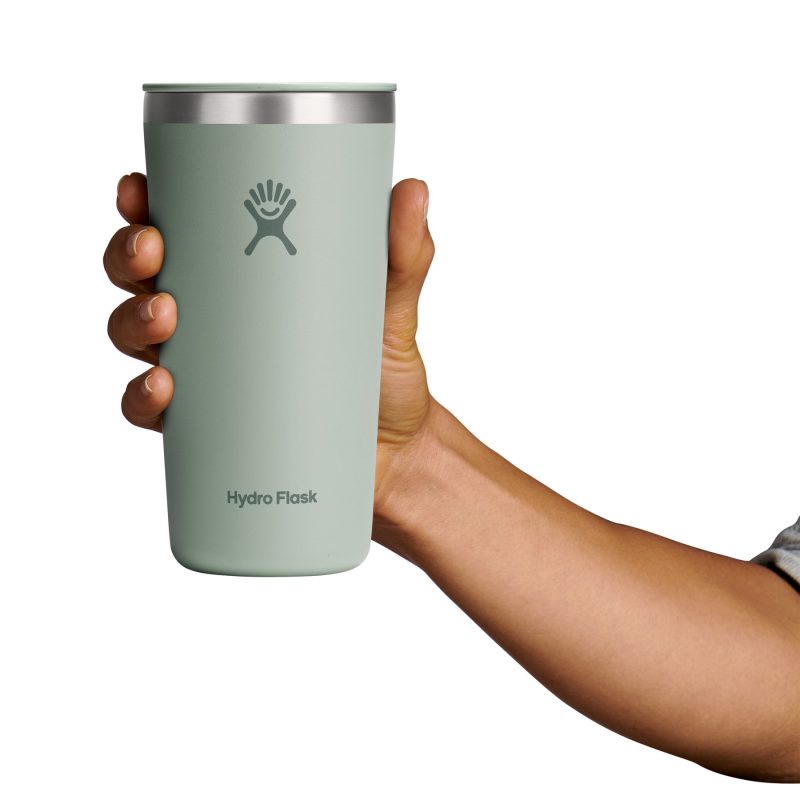Custom Hydro Flask All Around Tumbler Press-In Lid 20 Oz. - Agave - 3