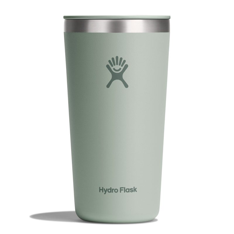 Custom Hydro Flask All Around Tumbler Press-In Lid 20 Oz. - Agave - 4