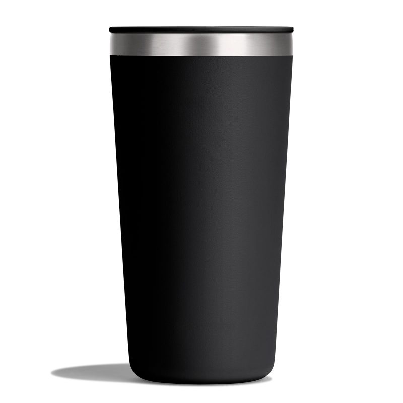 Custom Hydro Flask All Around Tumbler Press-In Lid 20 Oz. - Black - 1
